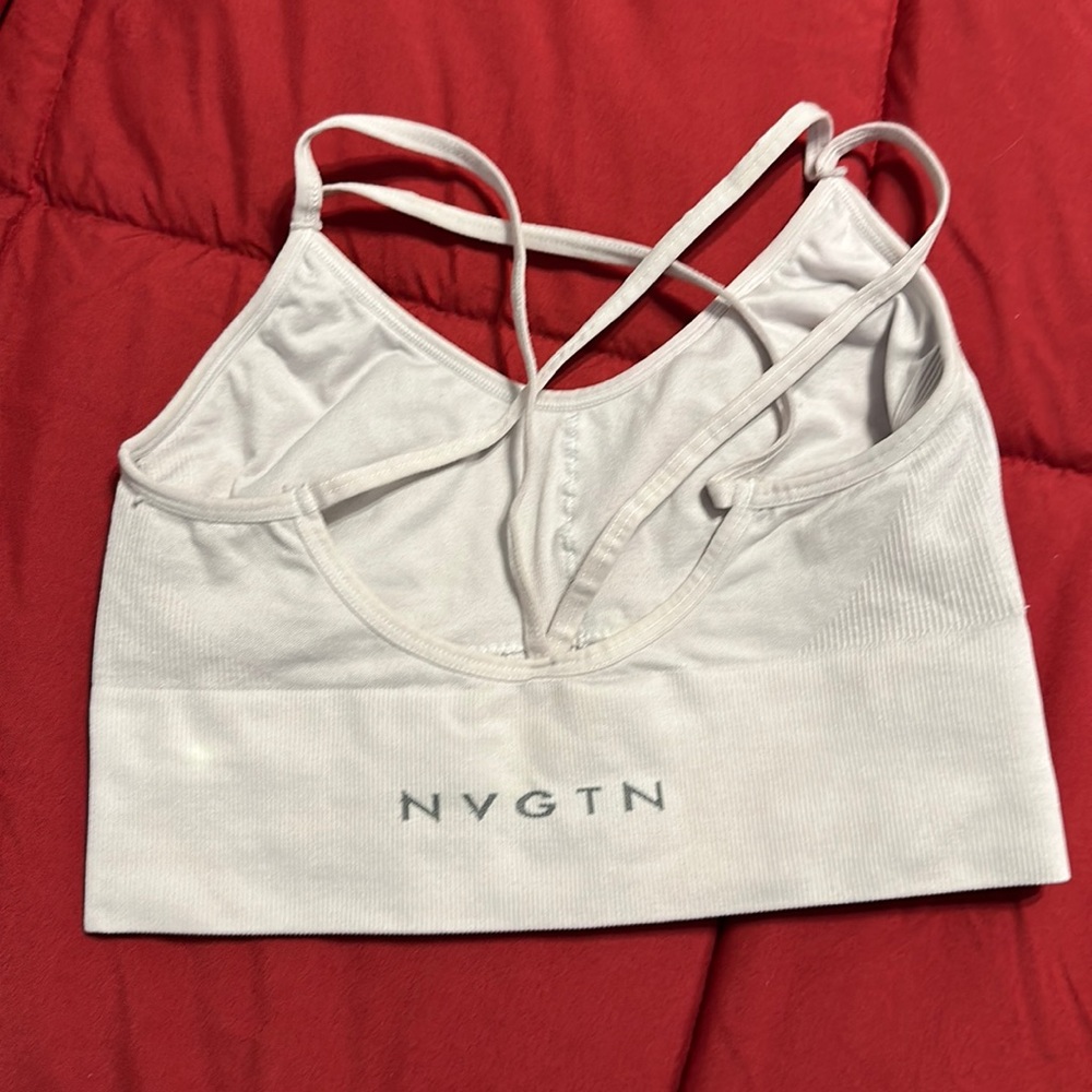 White nvgtn sports bra